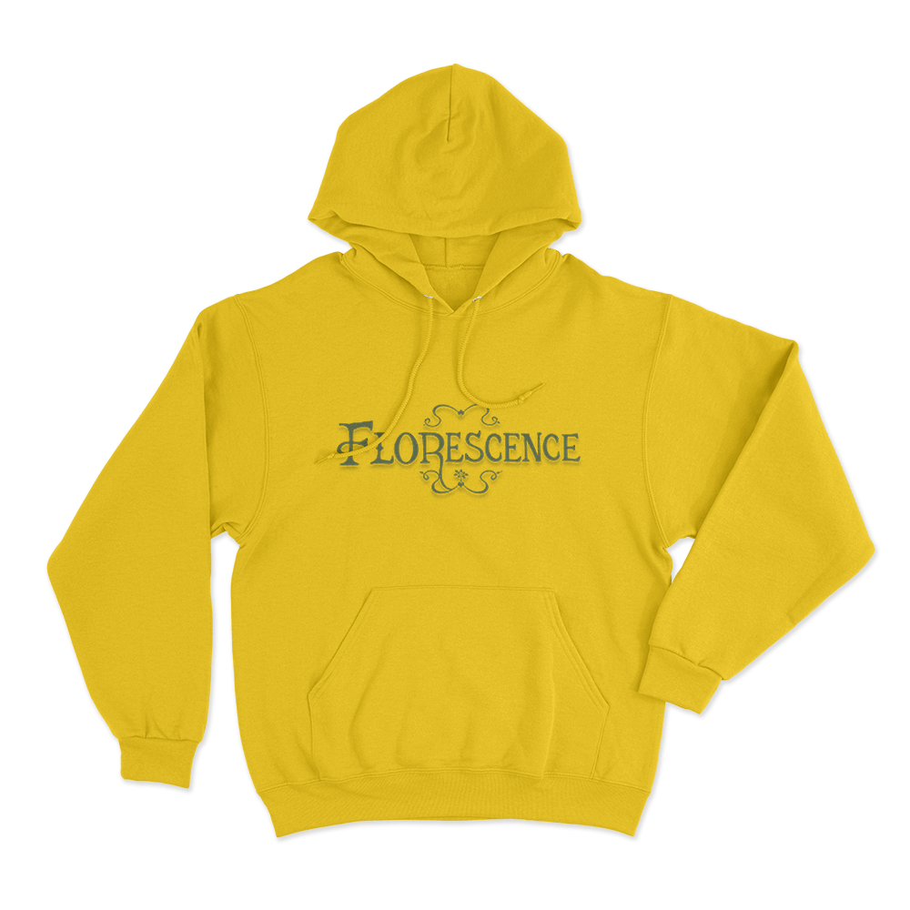 Florescence Unisex Hoodie Yellow Florescence Unisex Hoodie Yellow