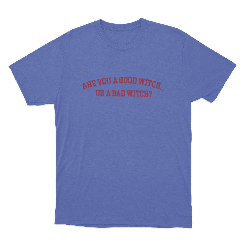 Good Witch Bad Witch Unisex T Shirt Blue Good Witch Bad Witch Unisex T Shirt Blue
