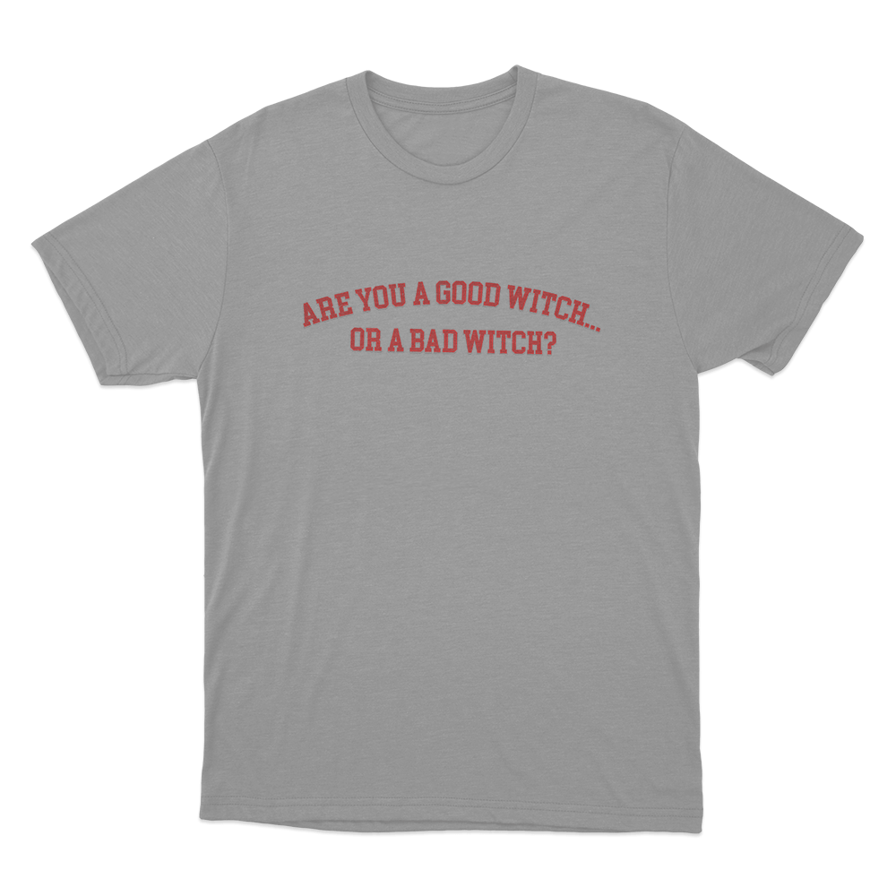 Good Witch Bad Witch Unisex T Shirt Grey Good Witch Bad Witch Unisex T Shirt Grey