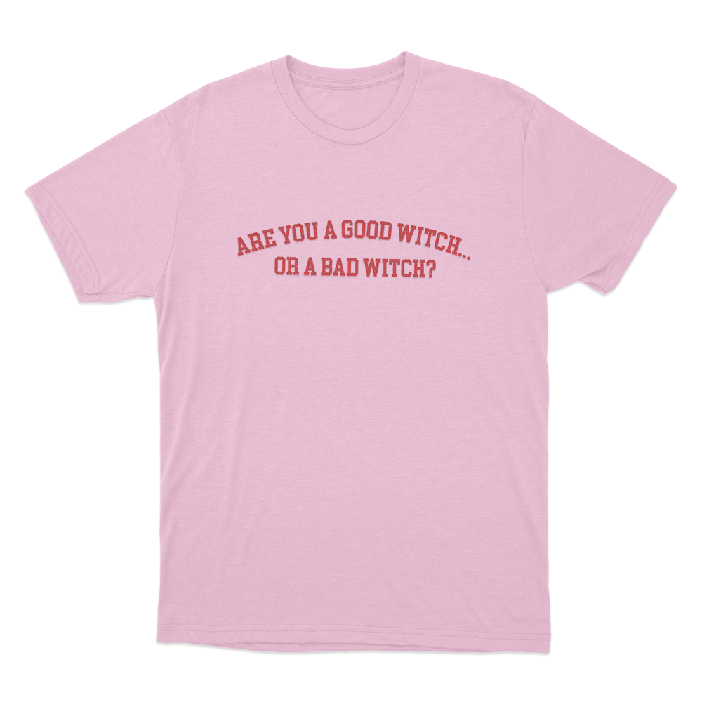 Good Witch Bad Witch Unisex T Shirt Pink Good Witch Bad Witch Unisex T Shirt Pink