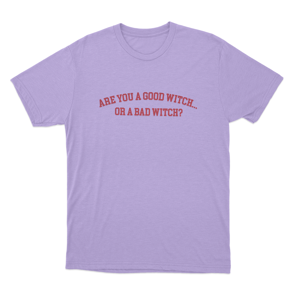 Good Witch Bad Witch Unisex T Shirt Purple Good Witch Bad Witch Unisex T Shirt Purple
