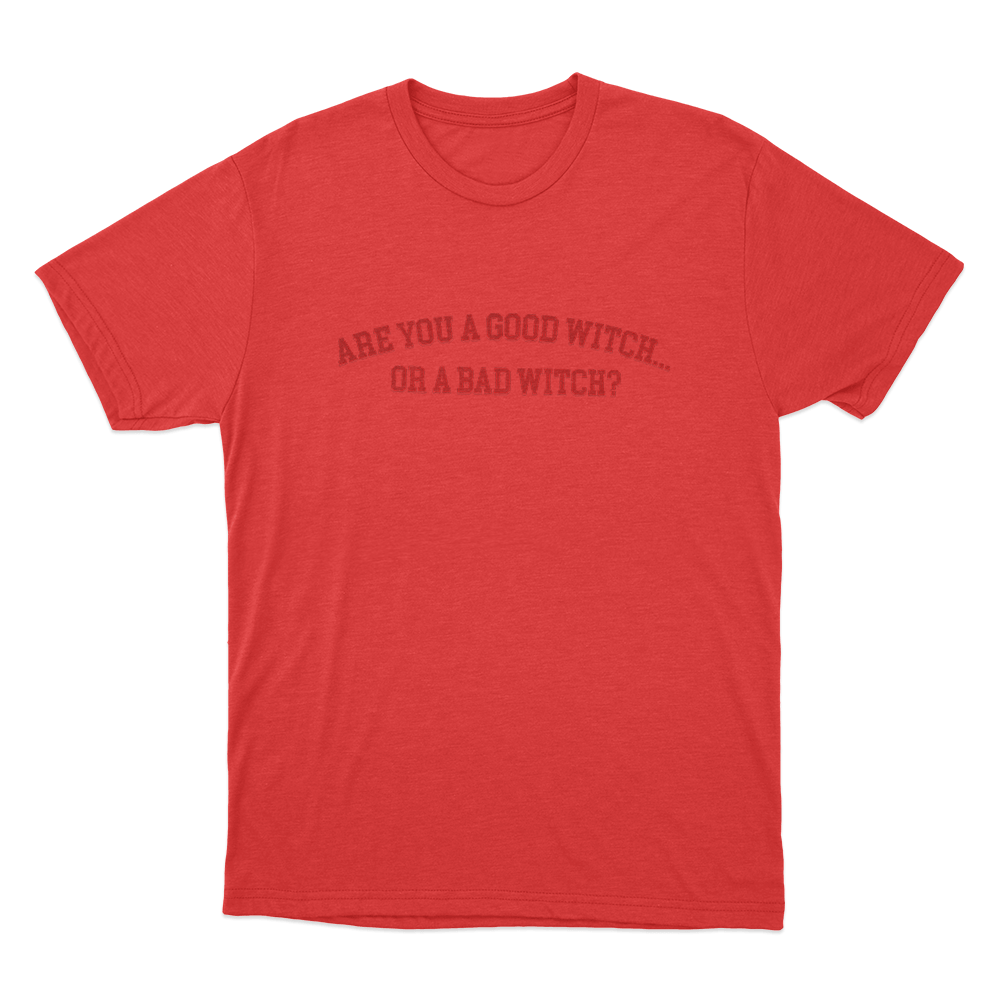 Good Witch Bad Witch Unisex T Shirt Red Good Witch Bad Witch Unisex T Shirt Red