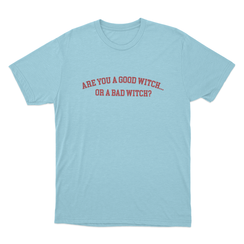 Good Witch Bad Witch Unisex T Shirt Sky Blue Good Witch Bad Witch Unisex T Shirt Sky Blue