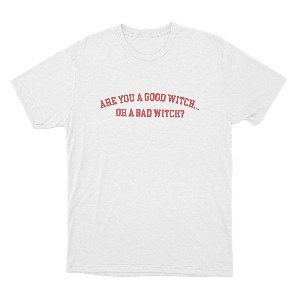 Good Witch Bad Witch Unisex T Shirt White Good Witch Bad Witch Unisex T Shirt White