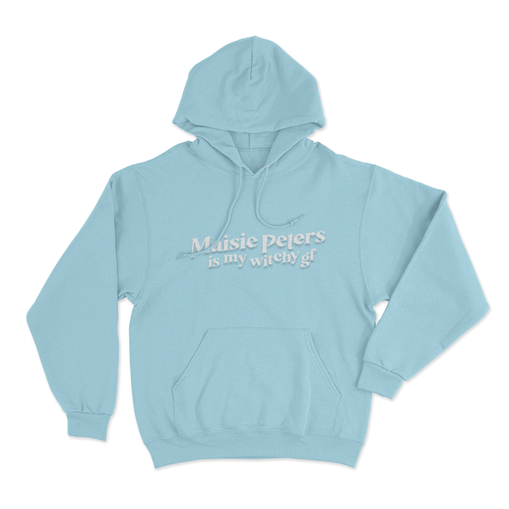 Maisie Peters Is My Witchy GF Unisex Hoodie Sky Blue Maisie Peters Is My Witchy GF Unisex Hoodie Sky Blue