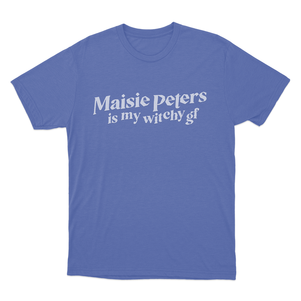 Maisie Peters Is My Witchy GF Unisex T Shirt Blue Maisie Peters Is My Witchy GF Unisex T Shirt Blue