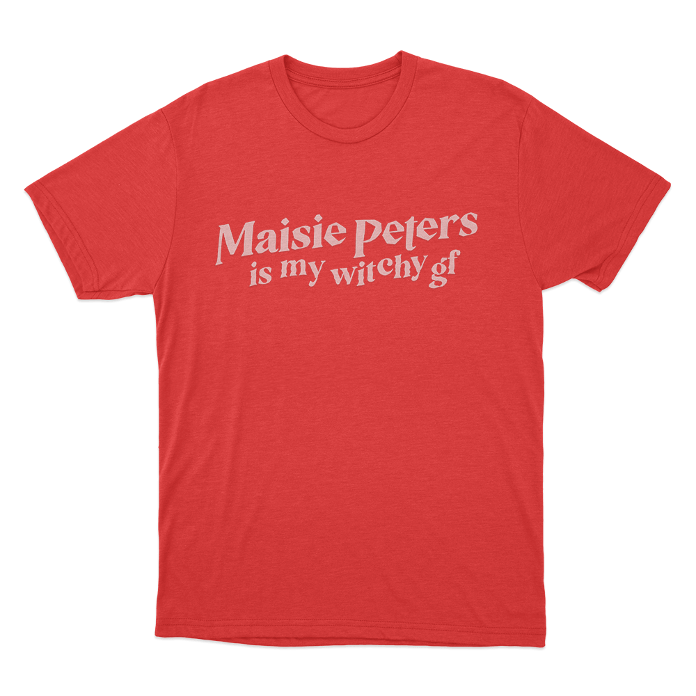 Maisie Peters Is My Witchy GF Unisex T Shirt Red Maisie Peters Is My Witchy GF Unisex T Shirt Red
