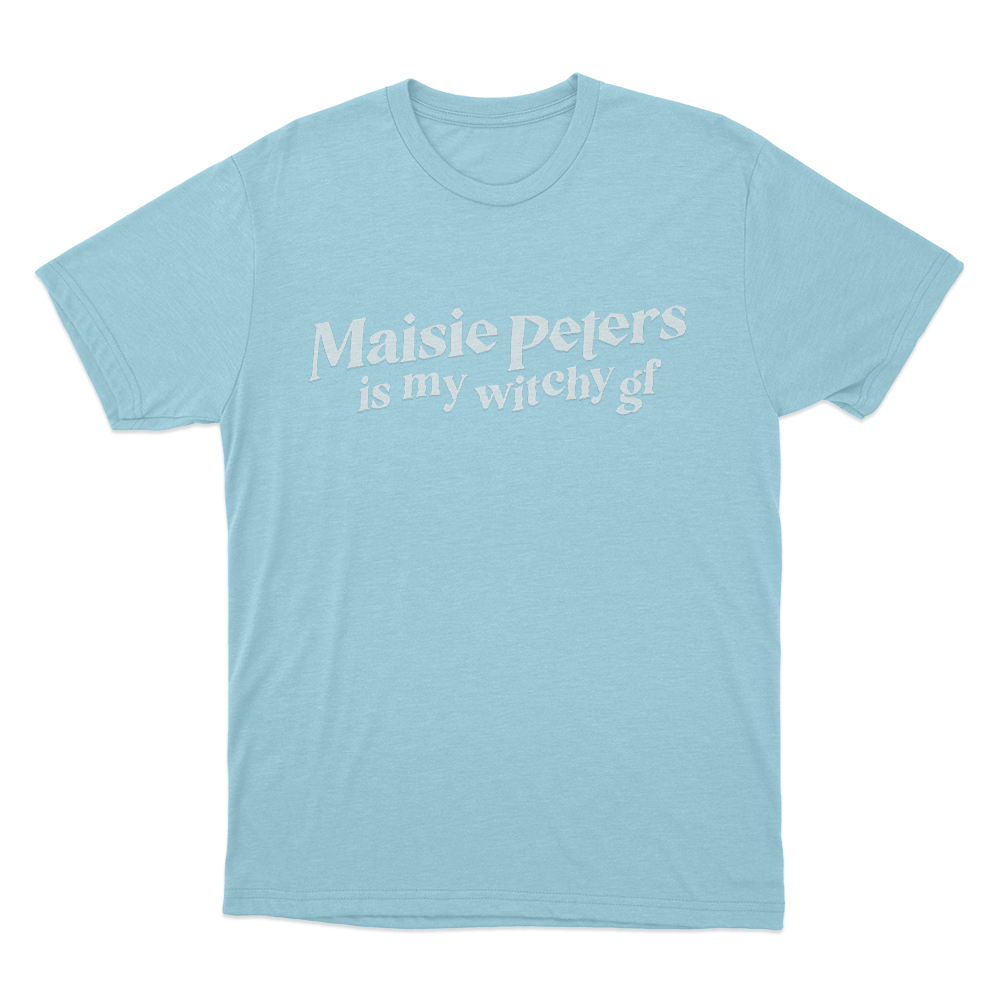 Maisie Peters Is My Witchy GF Unisex T Shirt Sky Blue Maisie Peters Is My Witchy GF Unisex T Shirt Sky Blue