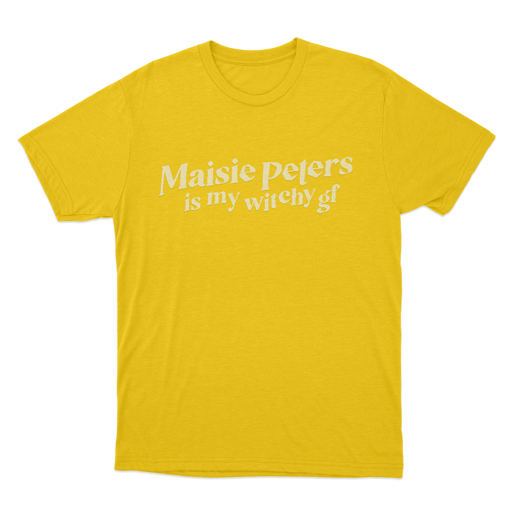 Maisie Peters Is My Witchy GF Unisex T Shirt Yellow Maisie Peters Is My Witchy GF Unisex T Shirt Yellow