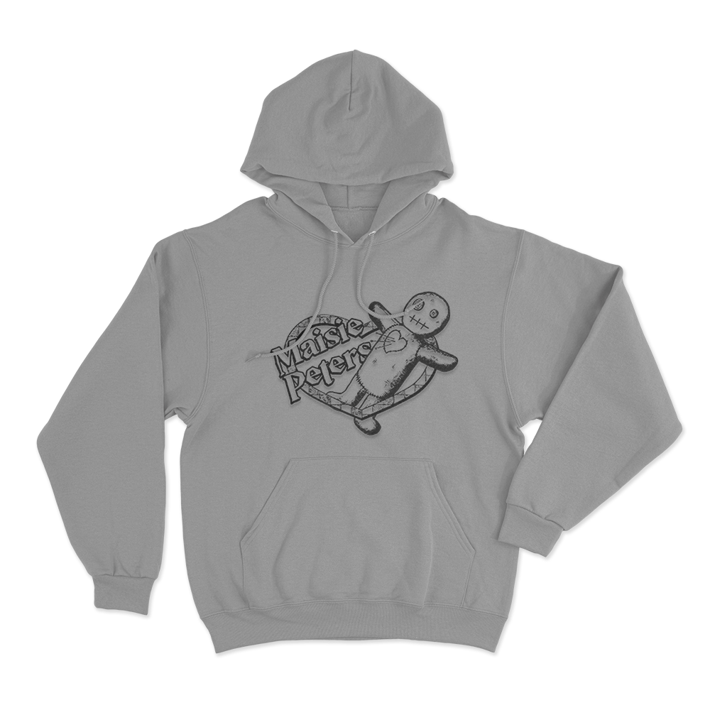 Voodoo Doll Unisex Hoodie Grey Voodoo Doll Unisex Hoodie Grey