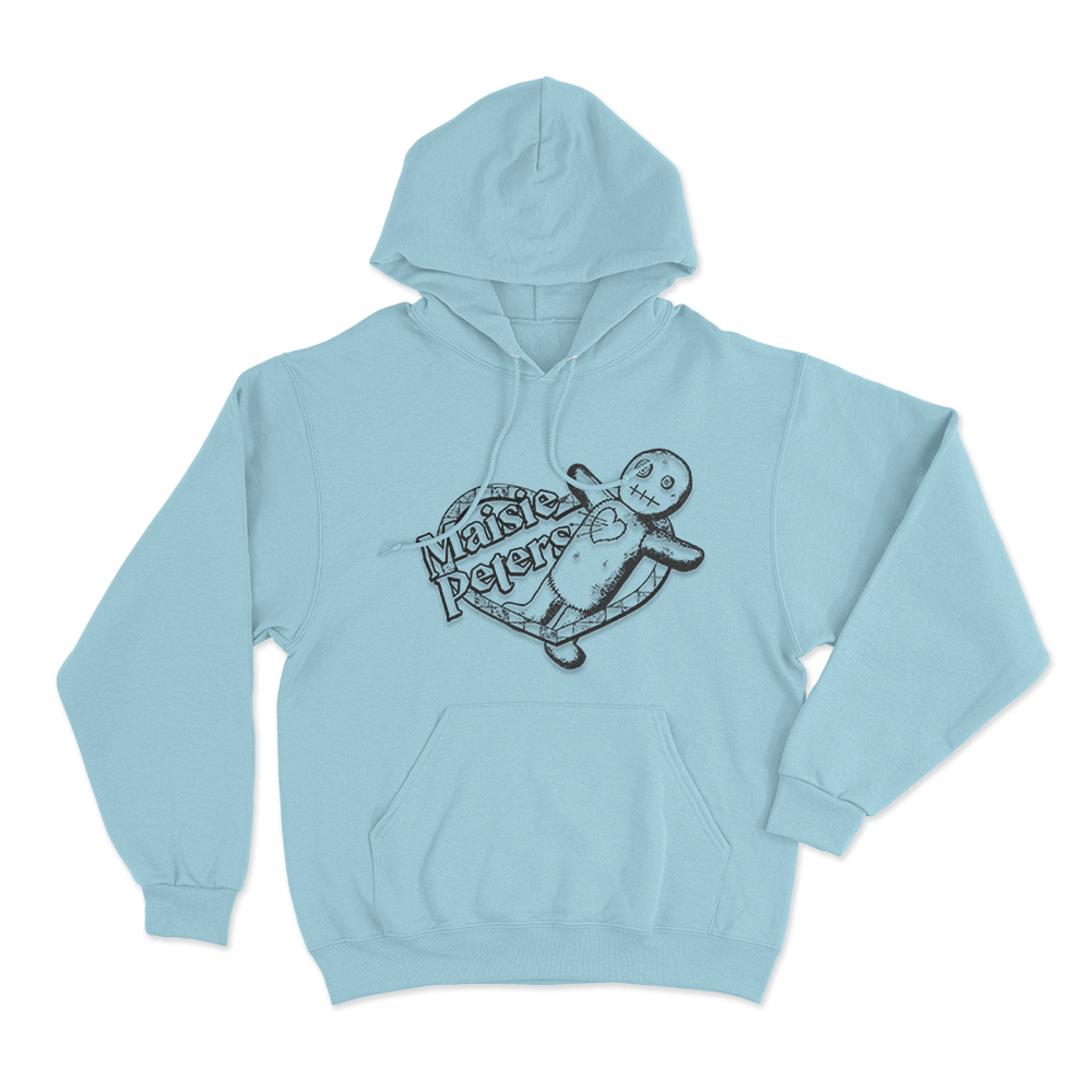 Voodoo Doll Unisex Hoodie Sky Blue Voodoo Doll Unisex Hoodie Sky Blue