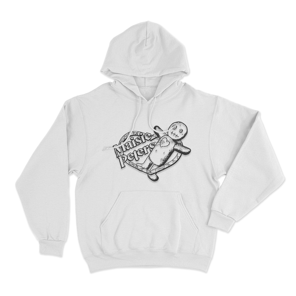 Voodoo Doll Unisex Hoodie White Voodoo Doll Unisex Hoodie White
